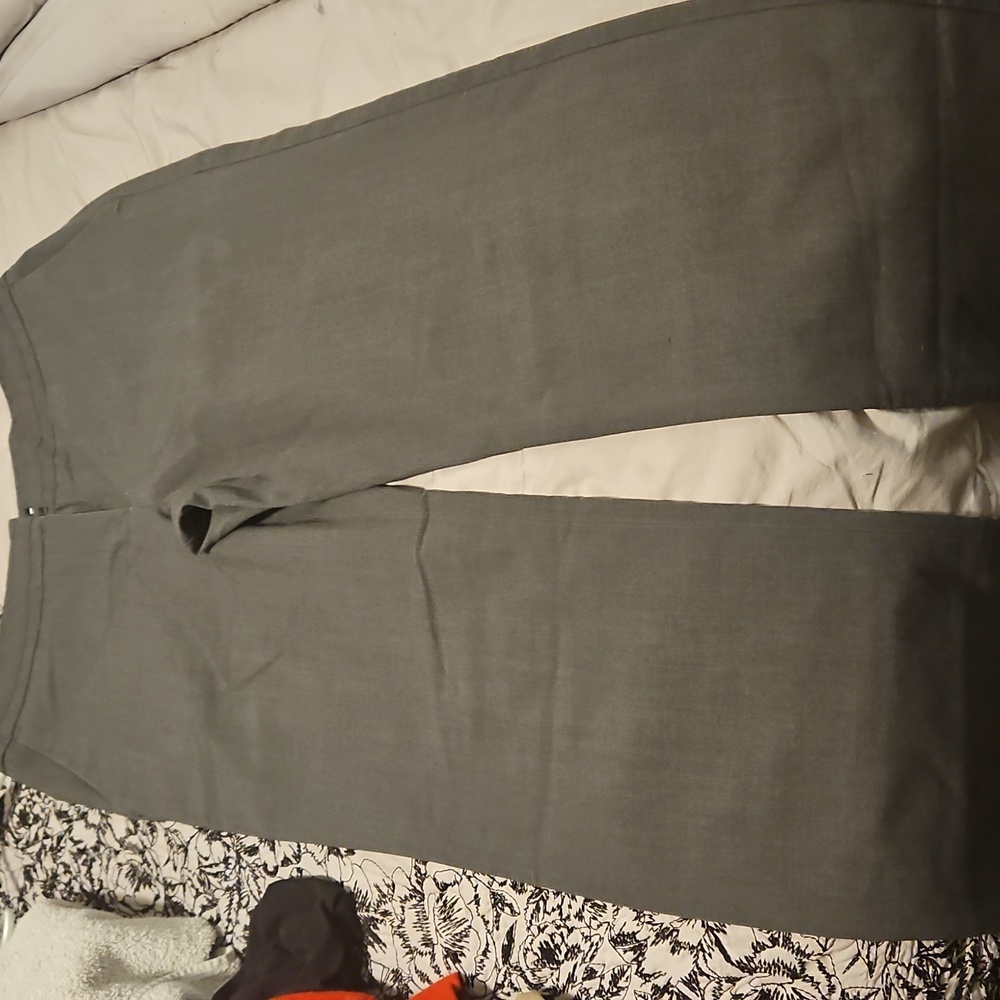 Gray dress slacks